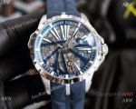 Roger Dubuis Excalibur Diabolus In Machina RDDBEX0842 Watches Blue Dial 45mm